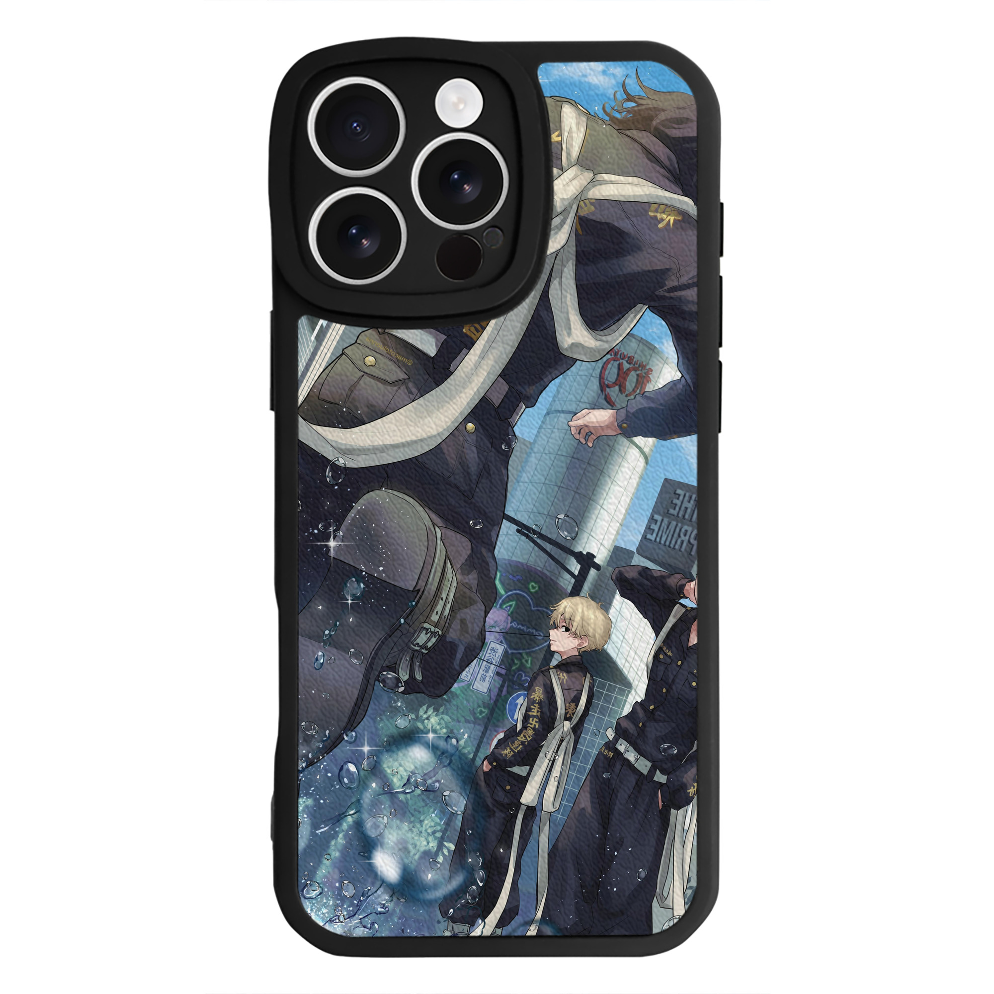 （画像用） 東京リベンジャーズ Tokyo Revengers 【iPhone 16シリーズ対応】シリコンスマホケース（レザー調） 材質：シリコン
